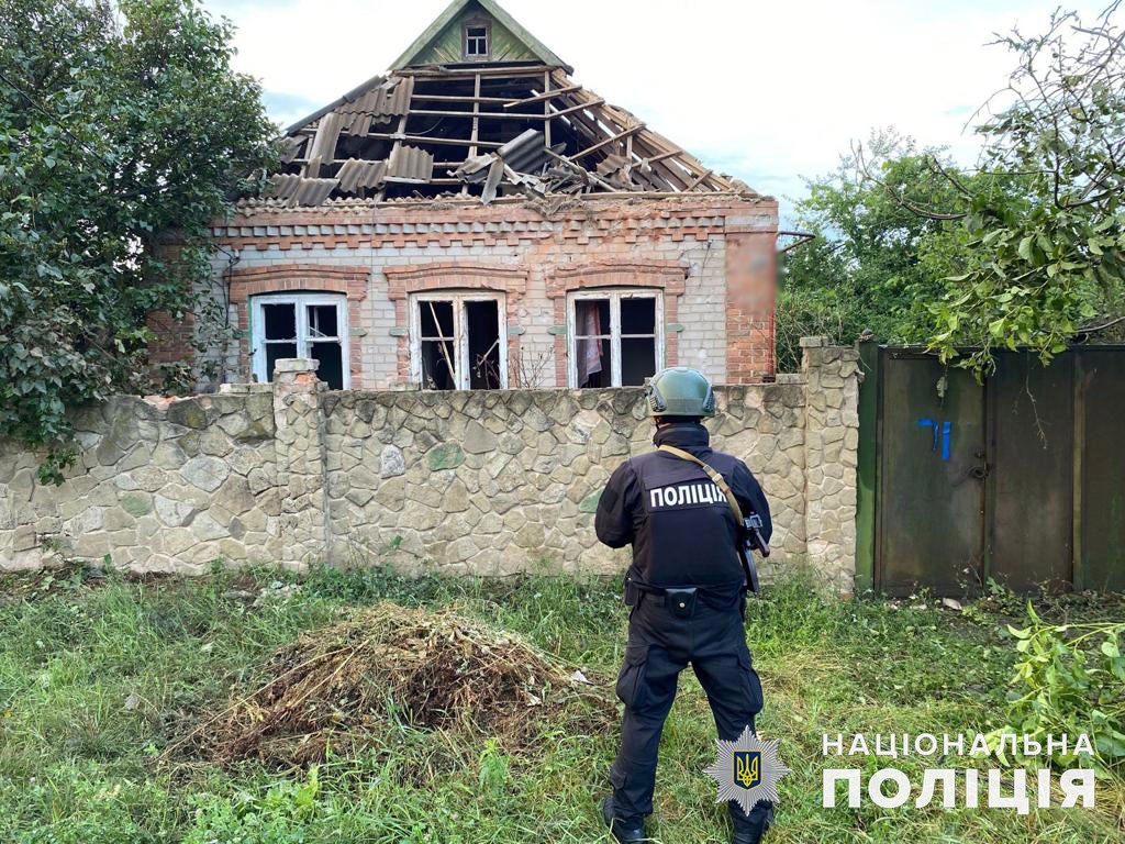 Дом, который разрушили оккупанты в Донецкой области 20 июля