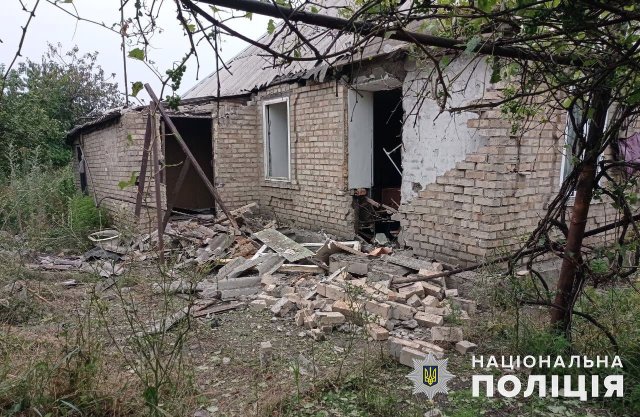 Дом, разрушенный россиянами в Донецкой области 20 июля