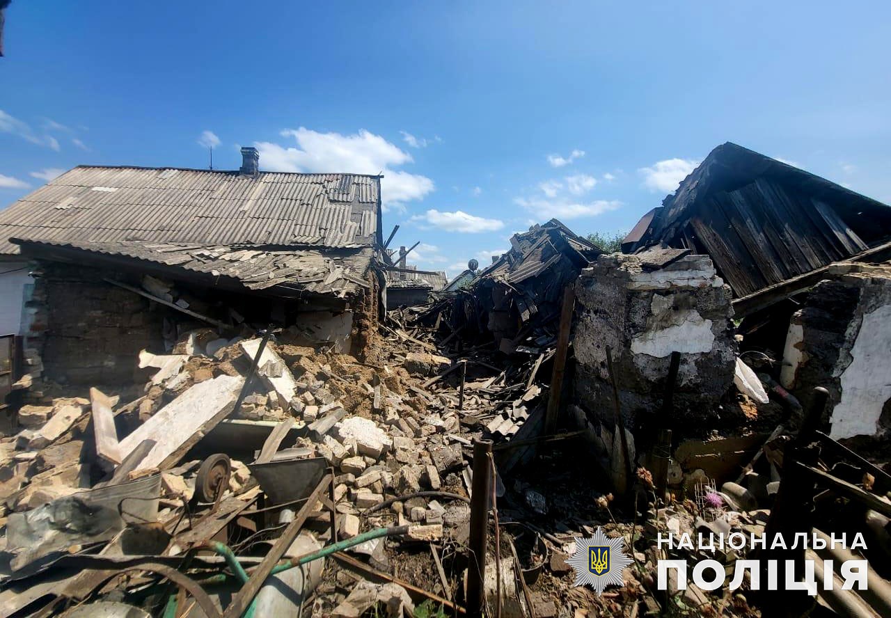 Оселя, яку зруйнували окупанти в Донецькій області 24 липня