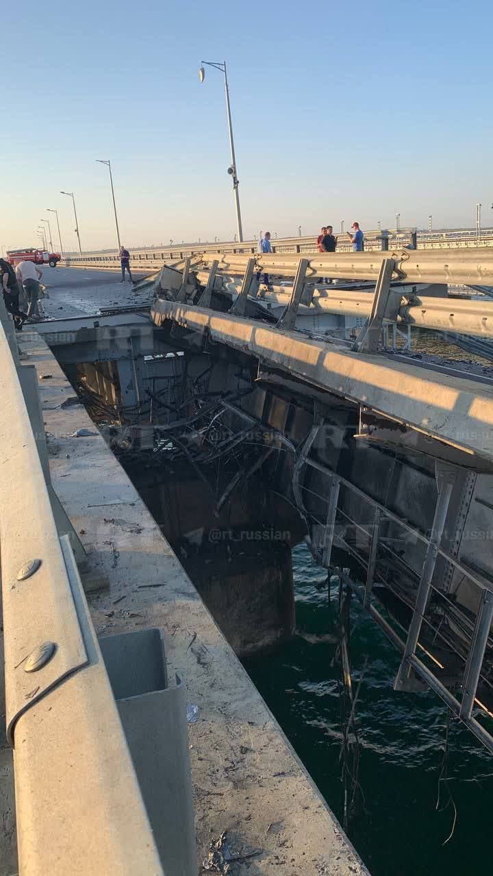 На Крымском мосту снова раздался взрыв, есть погибшие и повреждения (ФОТО, ВИДЕО) 2