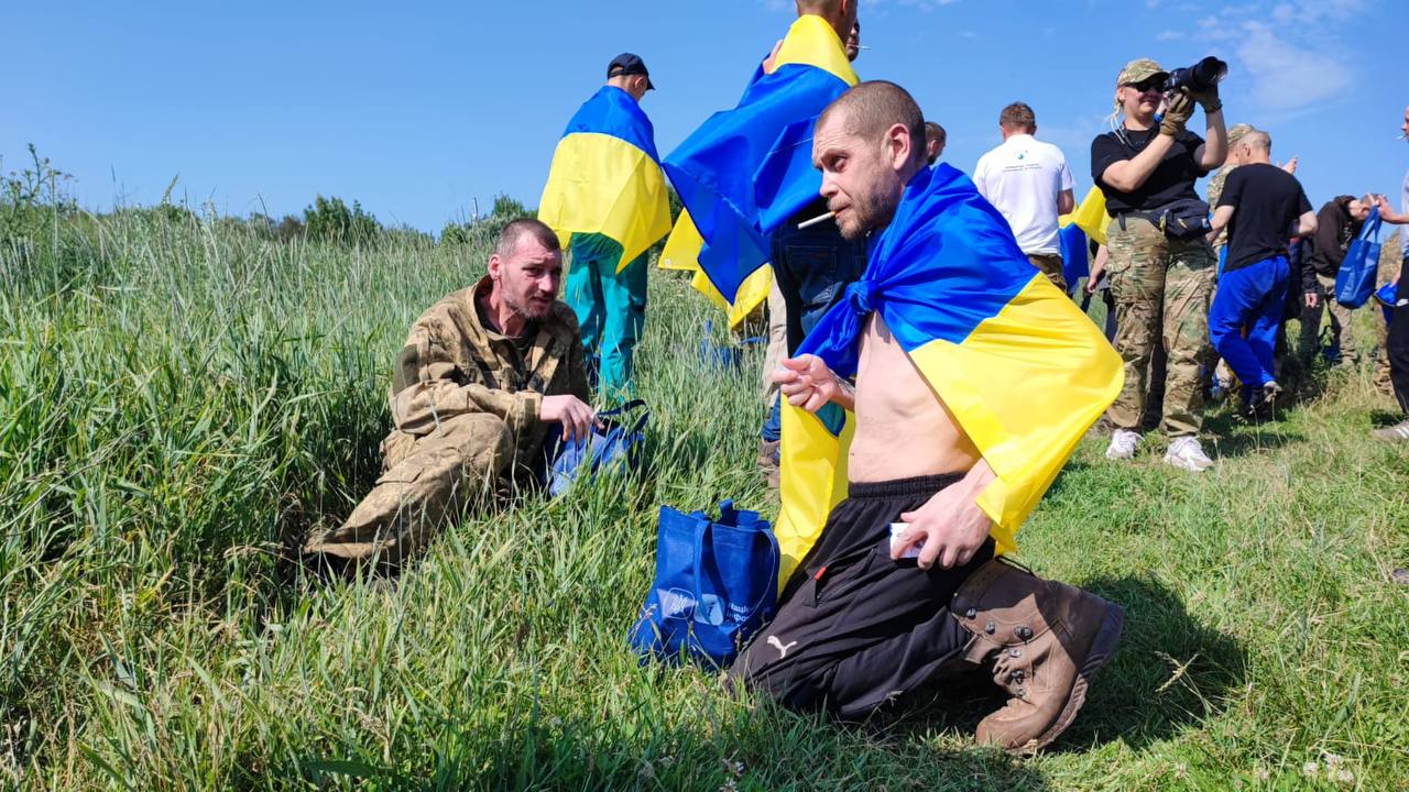 Освобожденные 6 июля украинские защитники