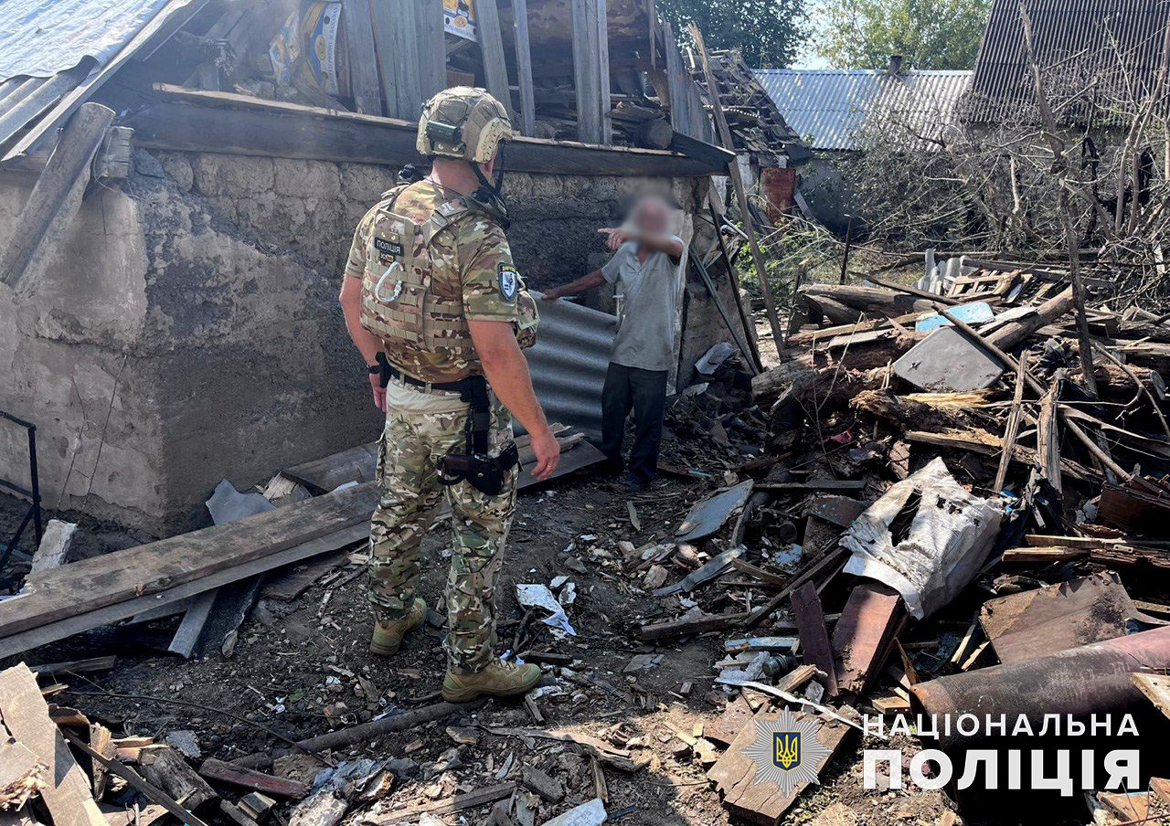 Частный дом, разрушенный россиянами 28 августа