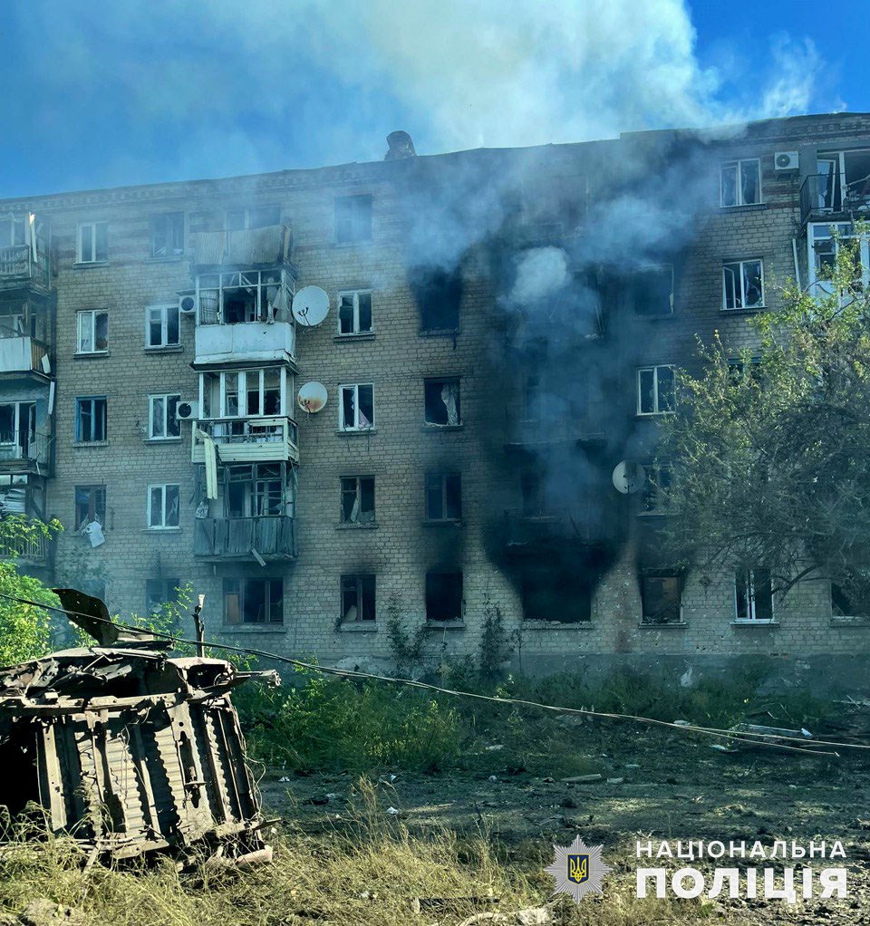 П’ятиповерховий будинок, який зруйнували росіяни 31 серпня
