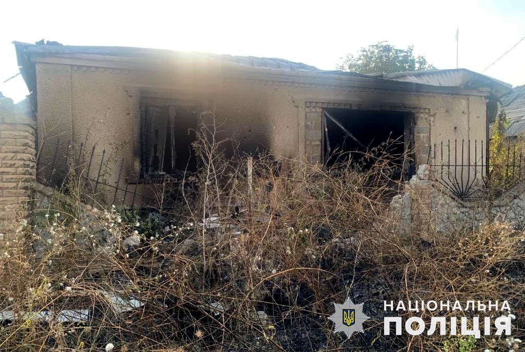 Частный дом, разрушенный россиянами 31 августа
