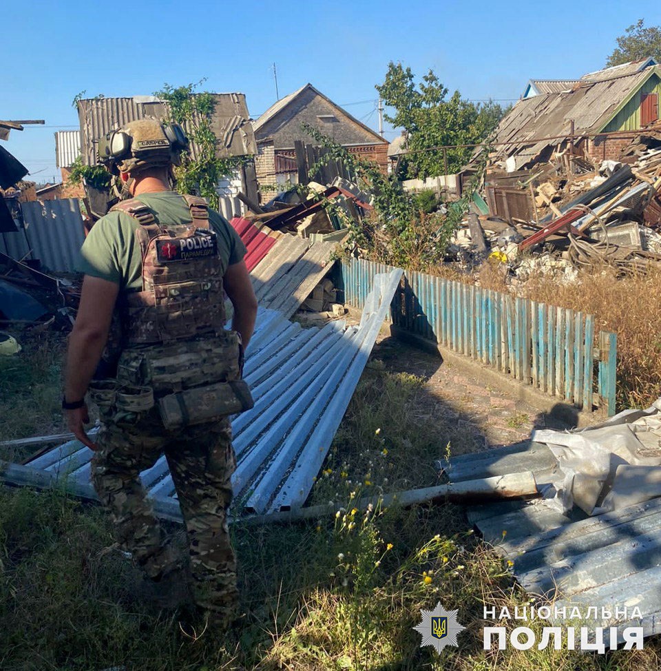 Будинок, який зруйнували росіяни на Донеччині 28 вересня