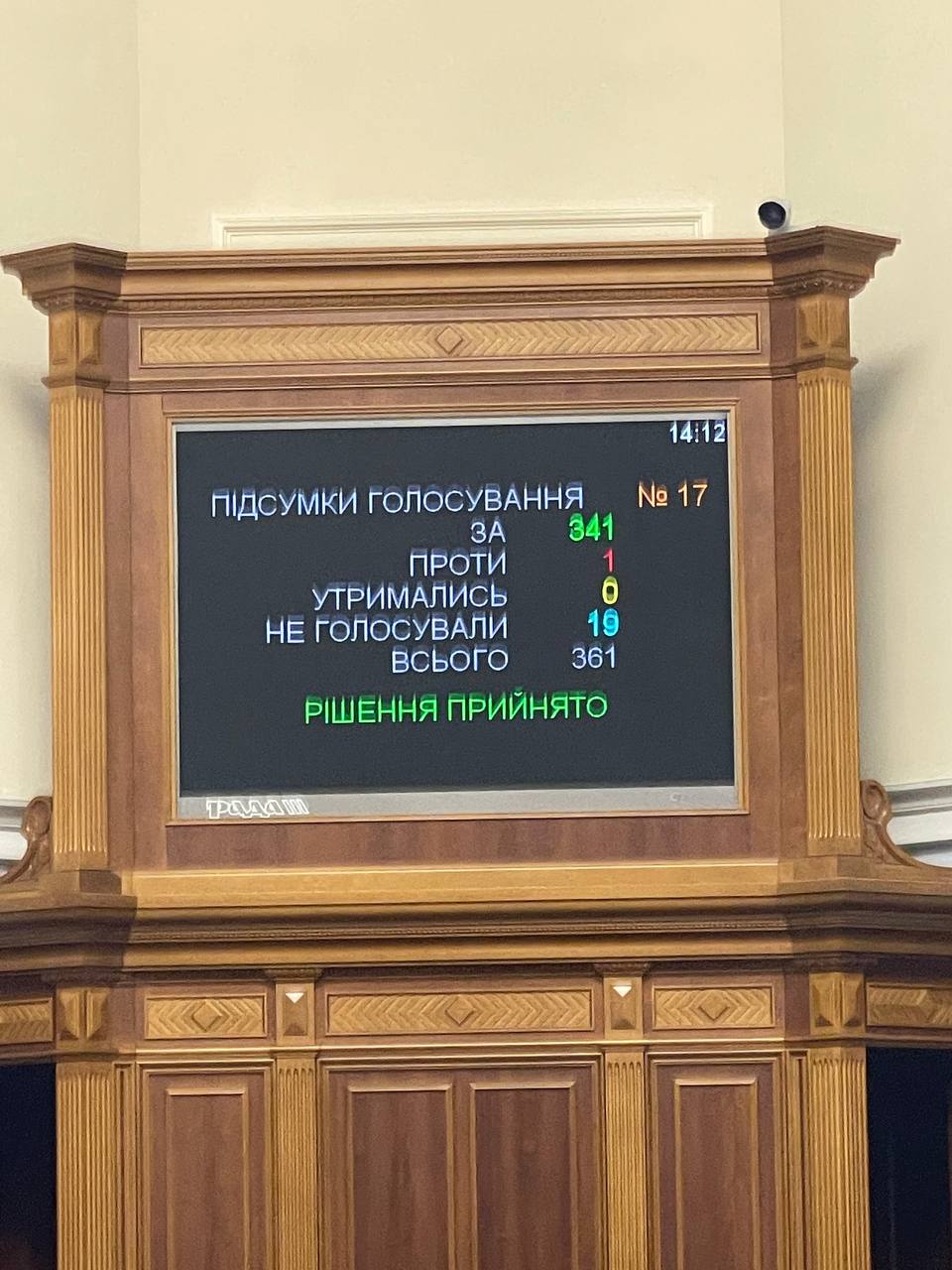 Голосування Верховної ради за  закон про відновлення є-декларування