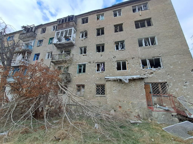 Наслідки обстрілів Донецької області за 24 жовтня 2023. Фото: ДонОВА