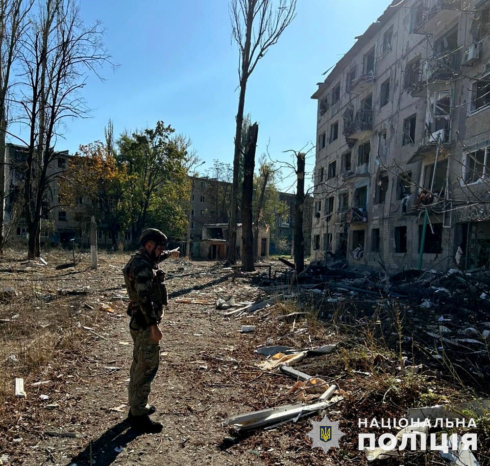 15 жовтня російська армія обстріляла Донеччину