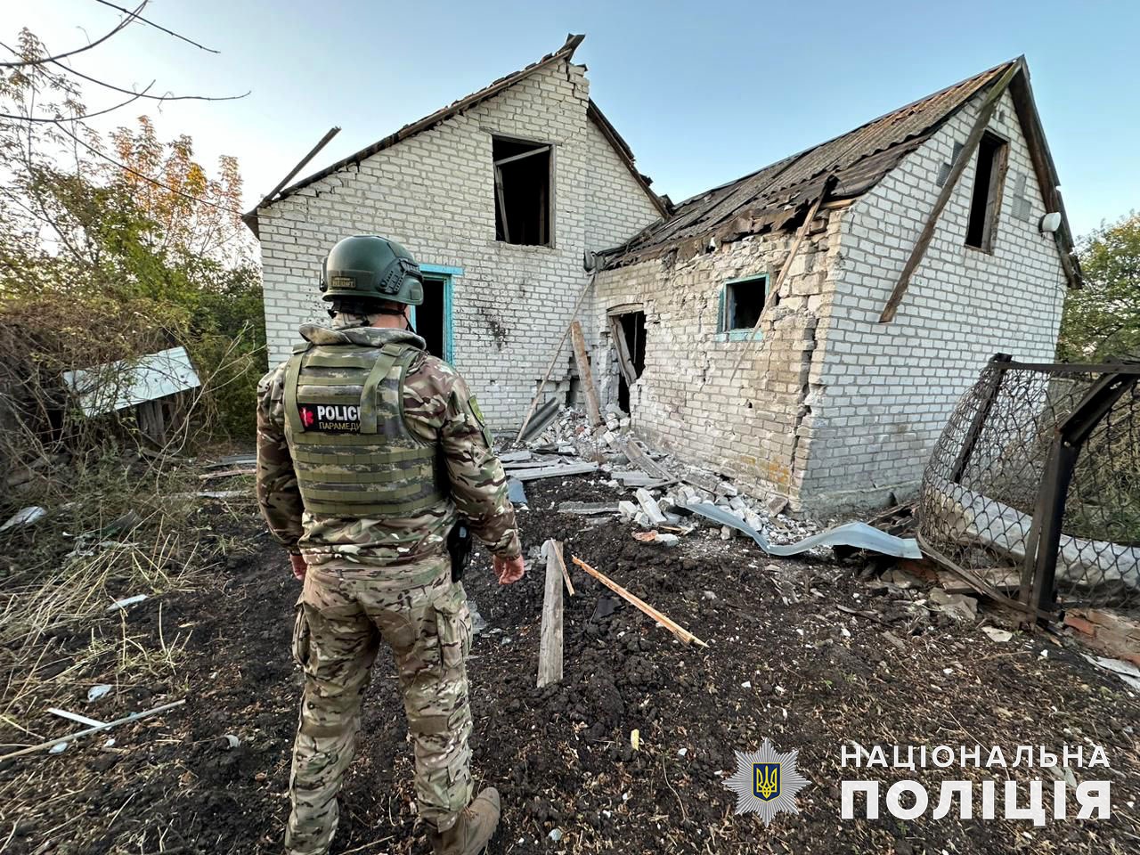 наслідки обстрілу Донеччини 15 жовтня