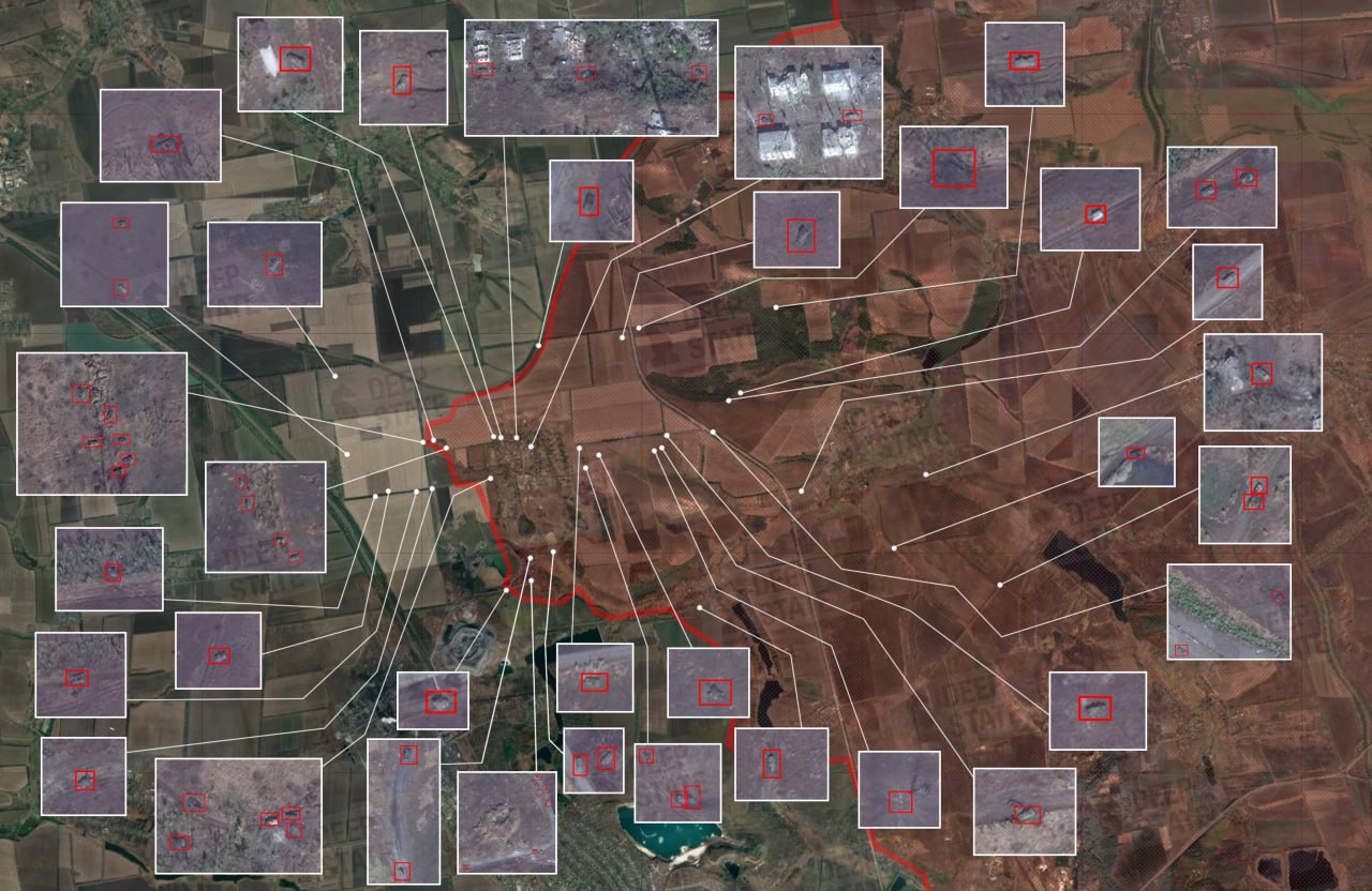 Військова техніка, яку втратили окупанти під час наступу з Красногорівки на Авдіївку протягом 10-16 жовтня 2023 року