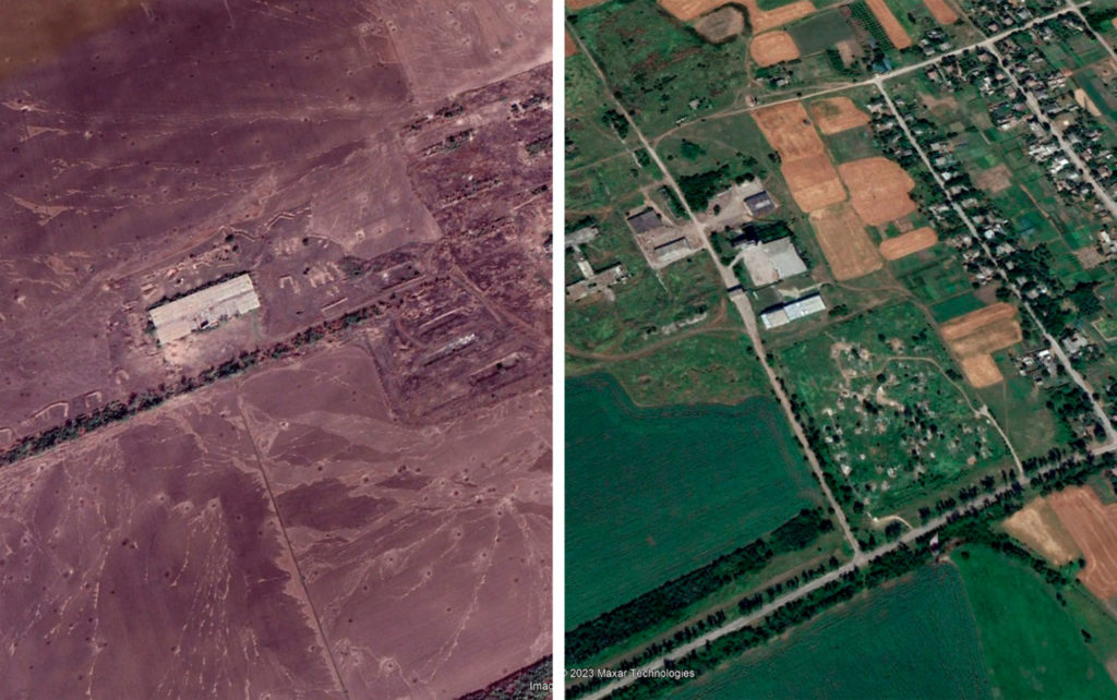 Який вигляд з космосу мали села навколо Бахмута у серпні 2022 року під час боїв за громаду: аналіз зі старостами (ФОТО)