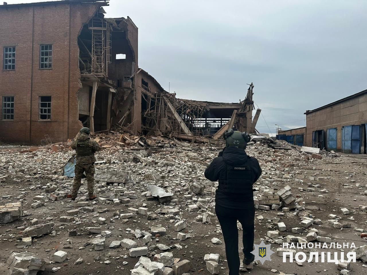 Последствия обстрелов Донецкой области. 29 ноября. Фото: Полиция Донецкой области