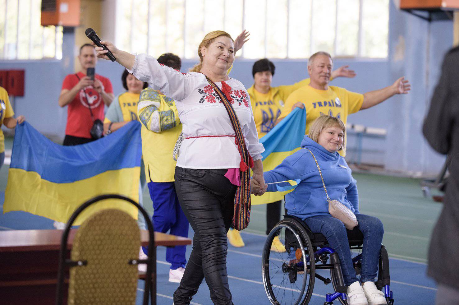 Наталя Зубар на фестивалі людей з інвалідністю у Молдові