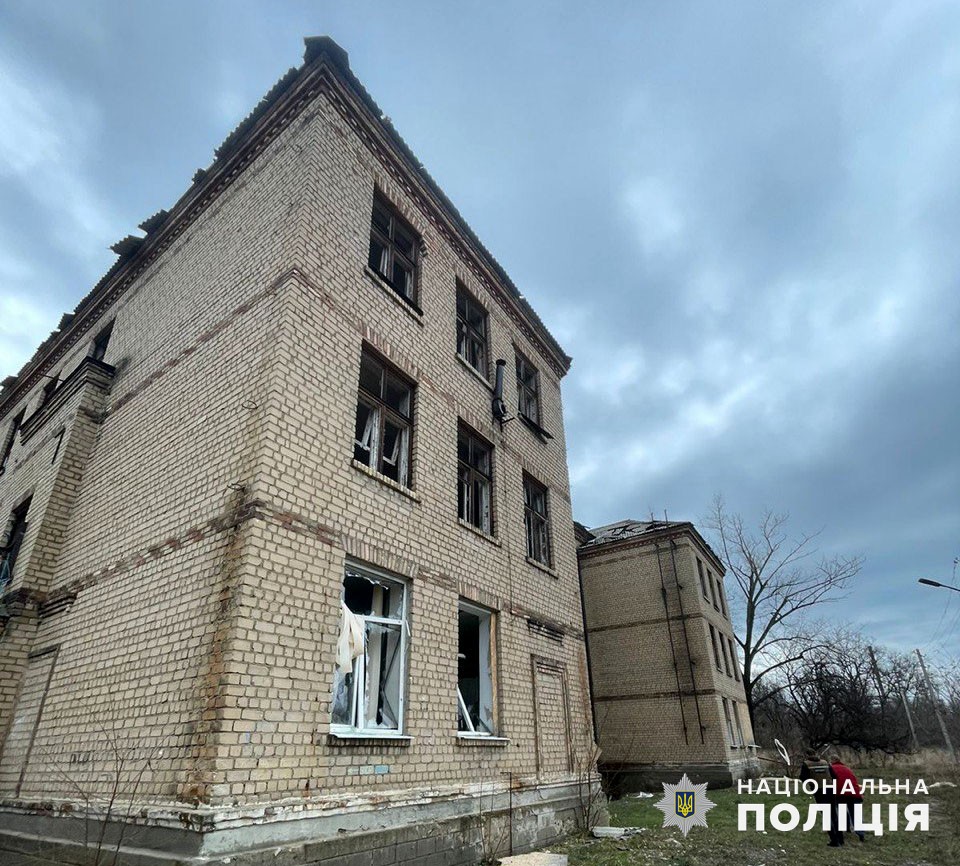 Последствия обстрелов Донетчины 26 ноября 2023 года. Фото: Полиция Донецкой области