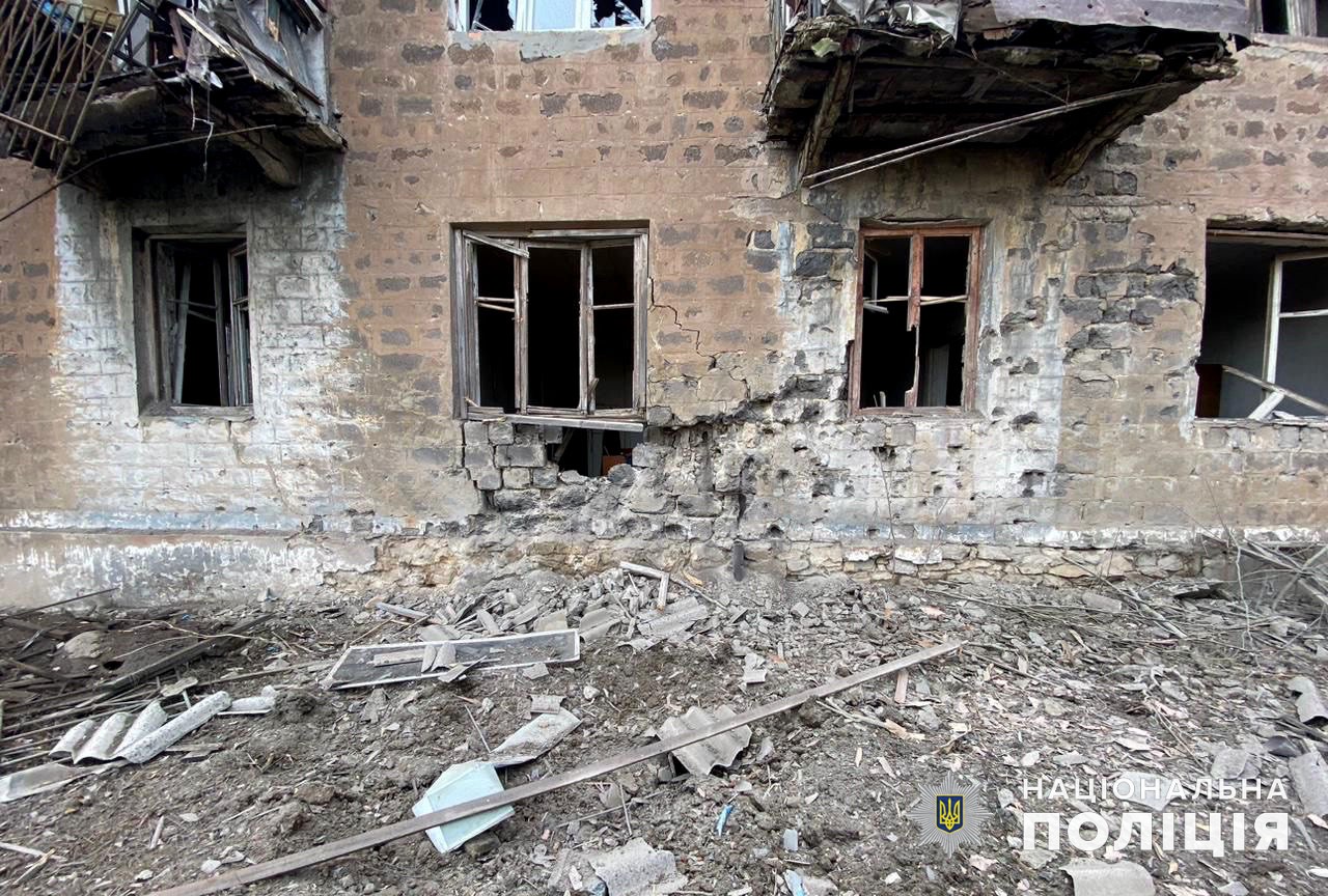 Последствия обстрелов Донецкой области 14-15 ноября 2023 года. Фото: Полиция Донецкой области