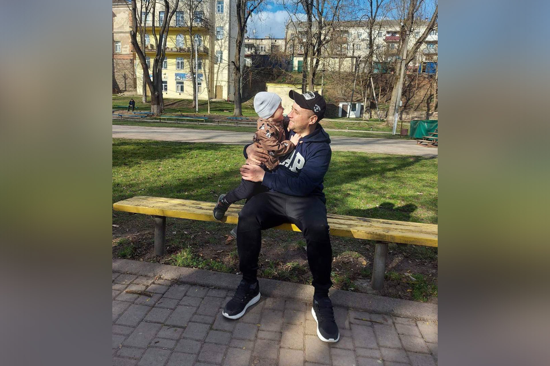 Юрій Кожушко з сином до повномасштабного вторгнення