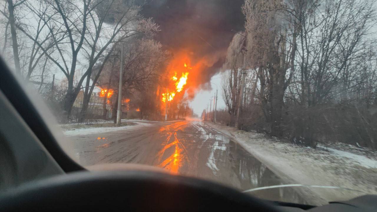 Пожежа у тимчасово окупованій Макіївці 9 грудня 2023 року