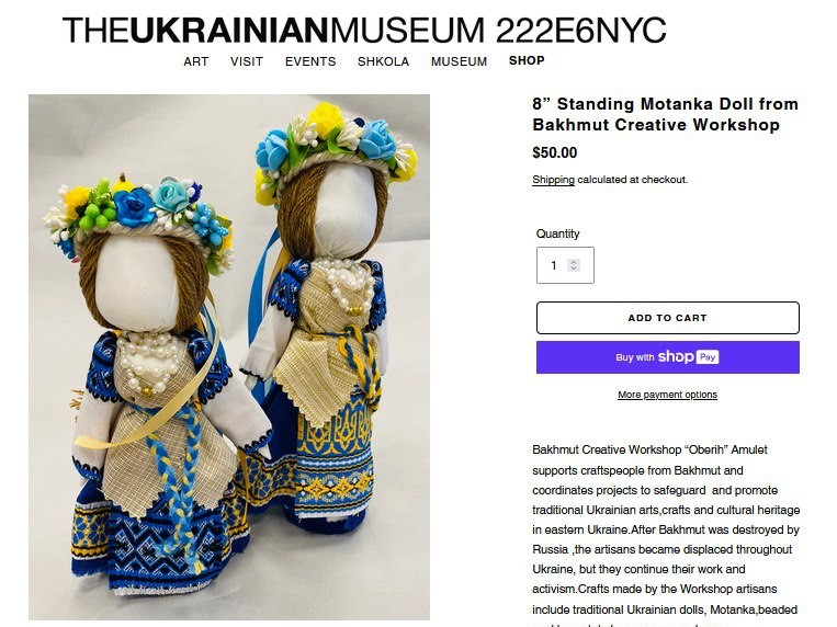 Изделия бахмутских мастериц теперь продают в музейной лавке в США: как это удалось организовать (ФОТО)