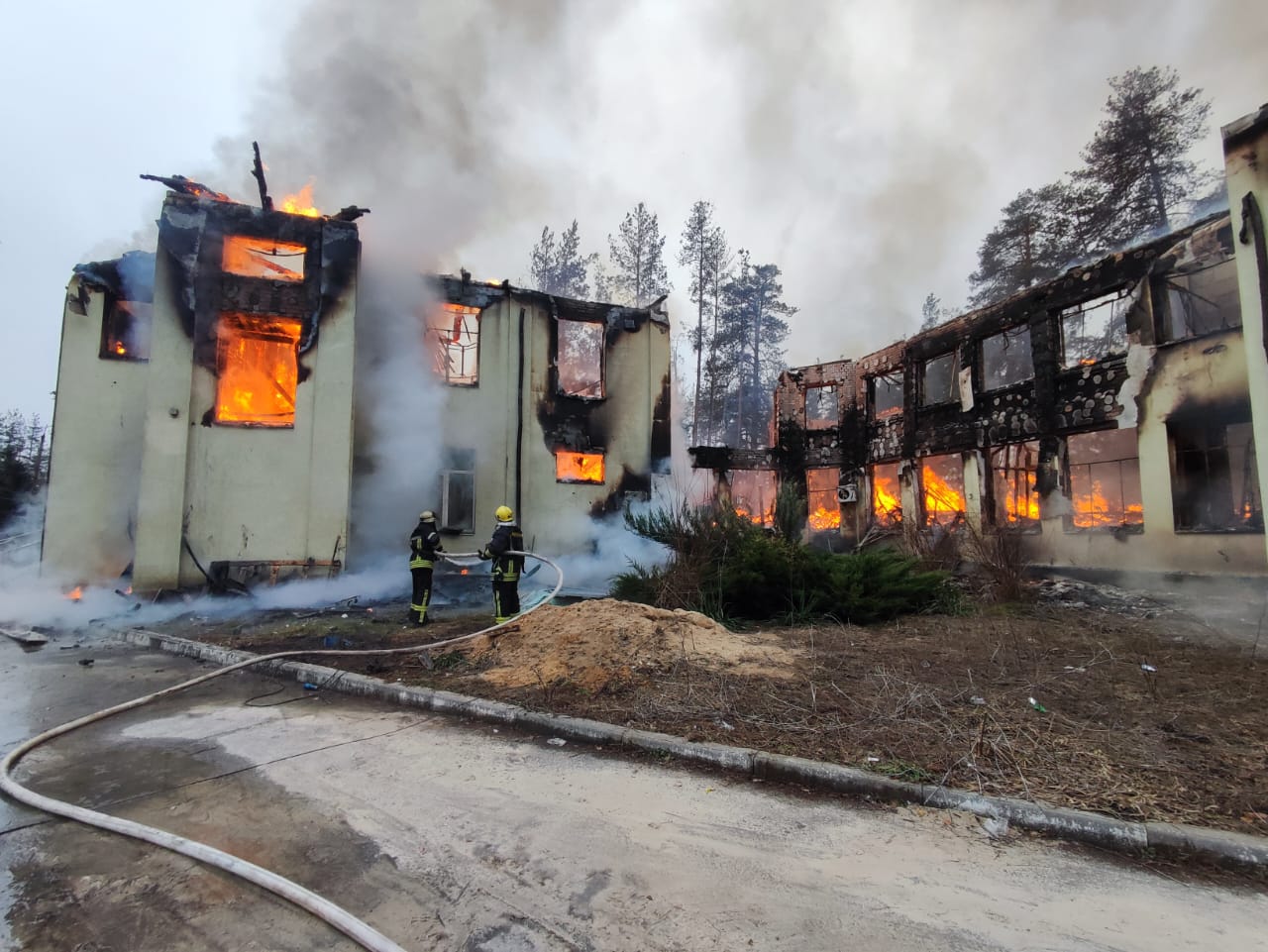 Пожежа у медичному закладі Святогірська 22 січня 2024 року