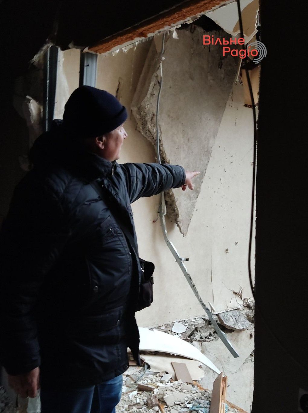 Зруйнований будинок у Краматорську
