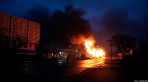 Массированная ракетная атака на Киевщину, сам Киев и Харьков: часть ракет прорвалась через ПВО, погибли и ранены (ФОТО, ВИДЕО)