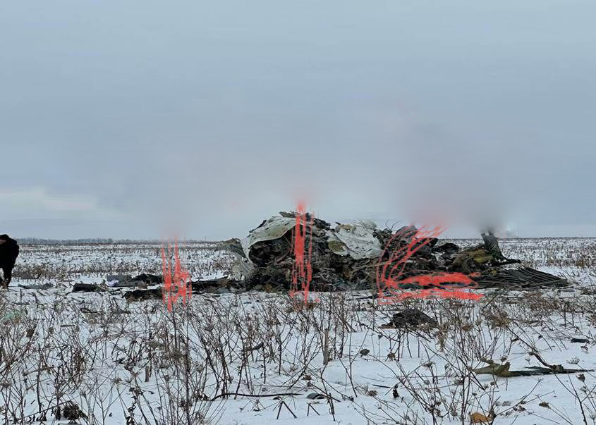 На літаку Іл-76, який впав у Росії 24 січня, не було військовополонених українців, — Данілов