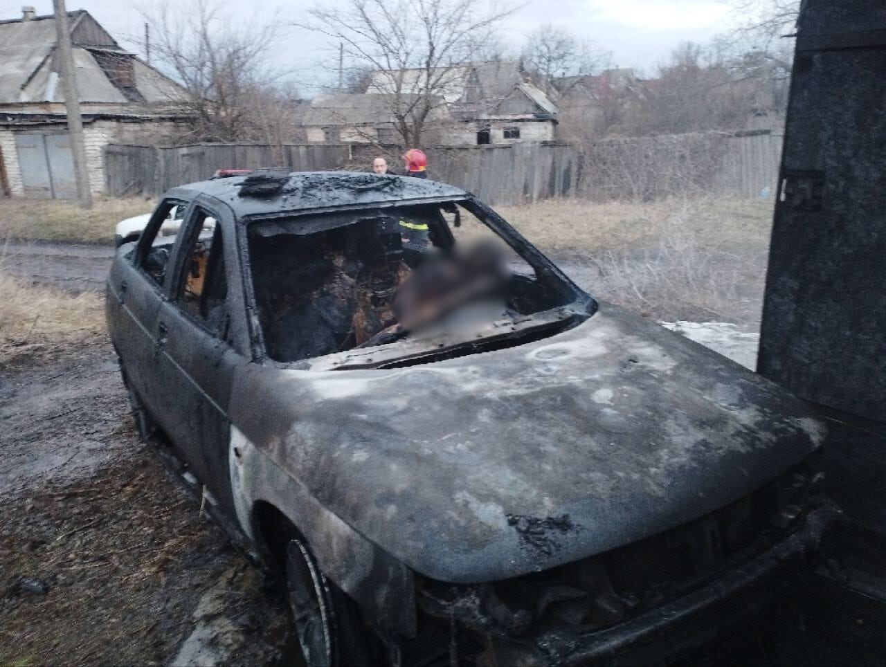 Наслідки пожежі в Українську Покровського району 2 лютого 2024 року