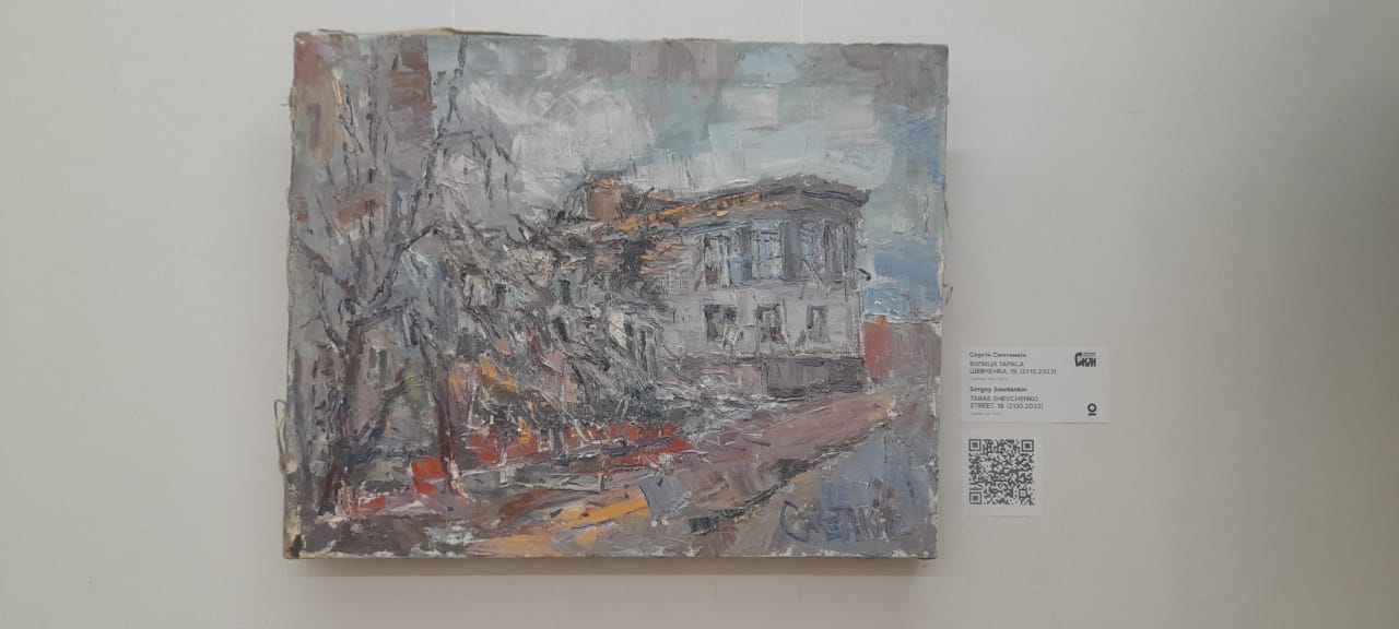 Фасади, знищені війною: митці зі Слов’янська представили у Хмельницькому виставку робіт про рідне місто (ФОТО) 2