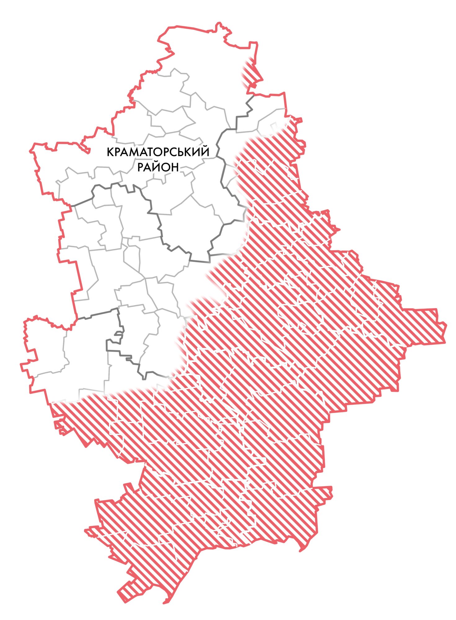 Краматорський район — єдиний район Донеччини, який у січні 2024 року не має окупованих населених пунктів