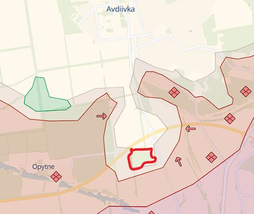 У ЗСУ офіційно заявили, що оборонці Авдіївки покинули позицію “Зеніт” на південному сході від міста 1