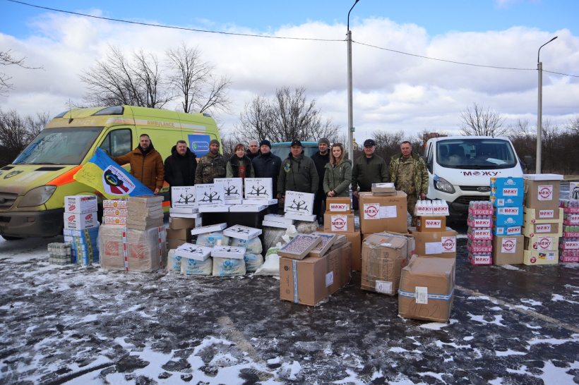Полтысячи дронов, “скорая”, продукты и лекарства: военным, силовикам и гражданским Донетчины передали международную помощь 1