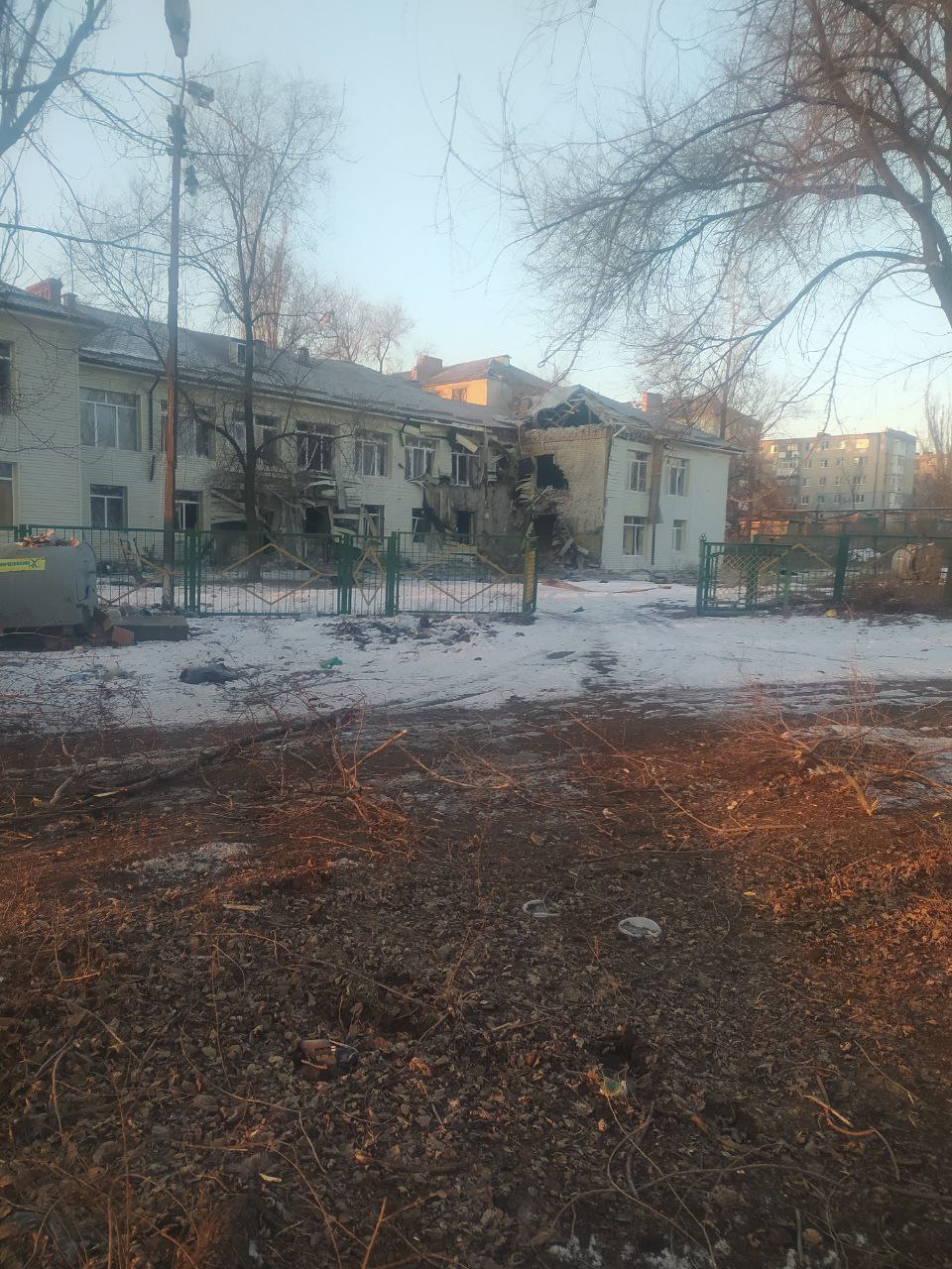 Дитячий садок "Тополька" у Парасковіївці Соледарської громади взимку 2024 року