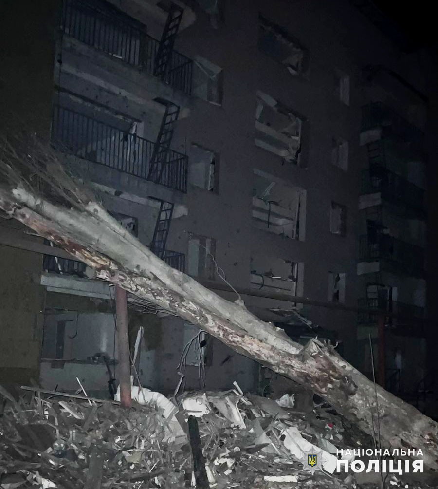 Уничтоженные балконы в Донецкой области