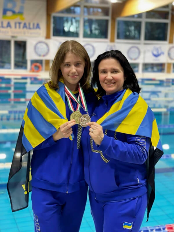 Спортсменка з Краматорської громади здобула “золото” та “срібло” на змаганнях з підводного спорту в Італії 1