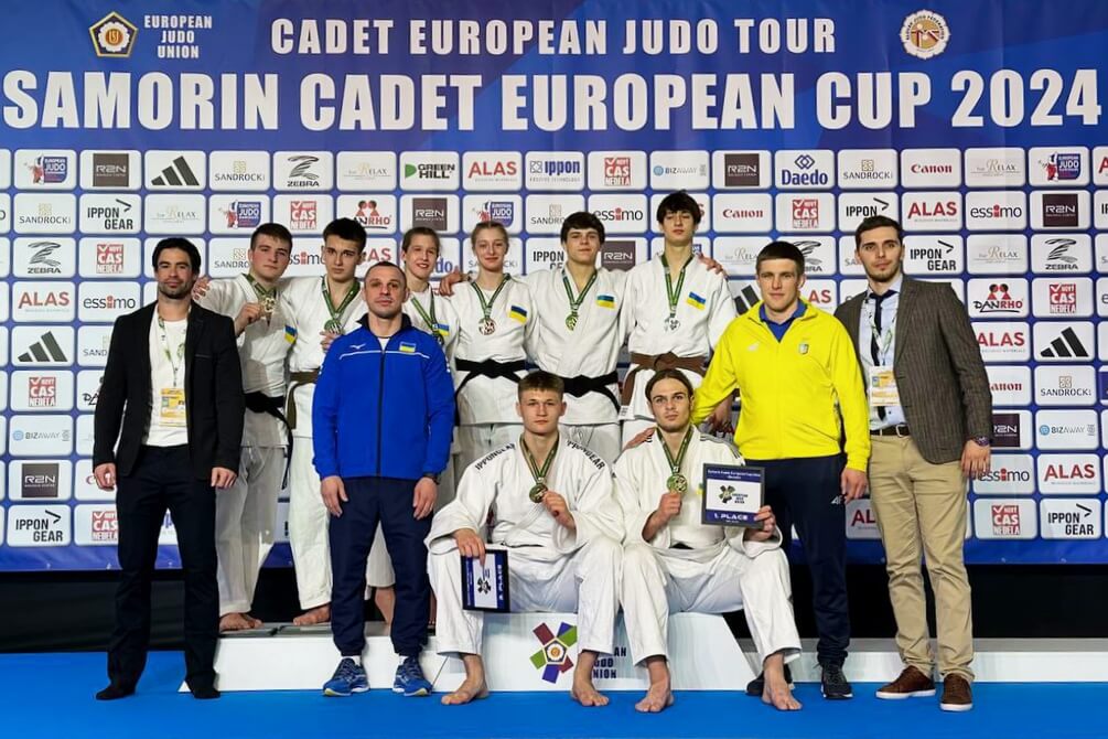 Дзюдоист, представляющий Донецкую область, завоевал “золото” на Кубке Европы среди кадетов