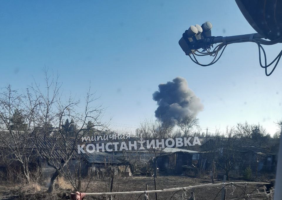 Днем 7 марта российская армия обстреляла Константиновку: есть раненые, повреждена инфраструктура (ОБНОВЛЕНО)