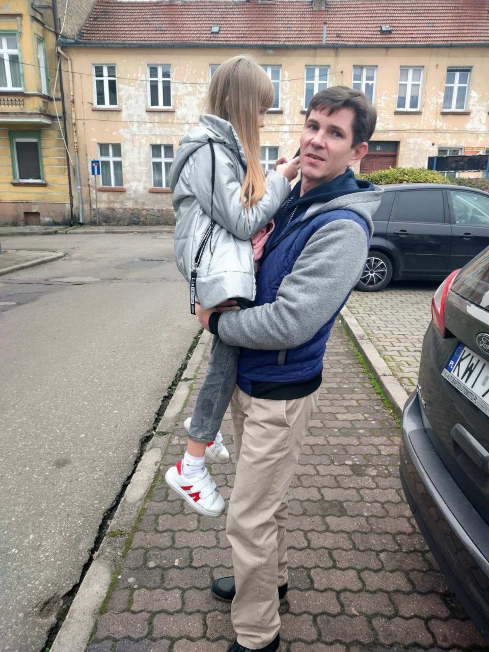 Анатолій Аркатов разом з донькою