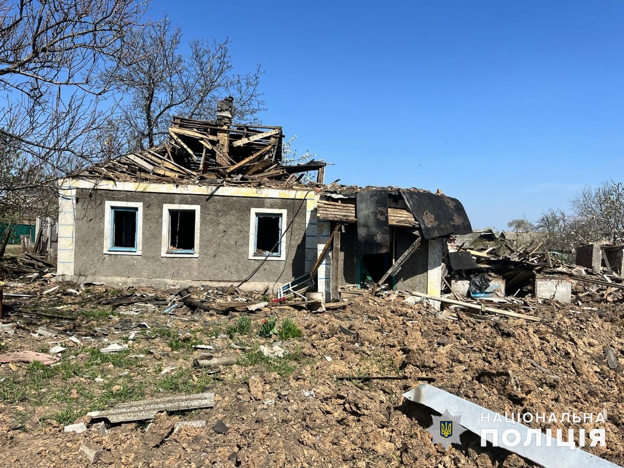 Хату на Донеччині обстріляли 10 квітня