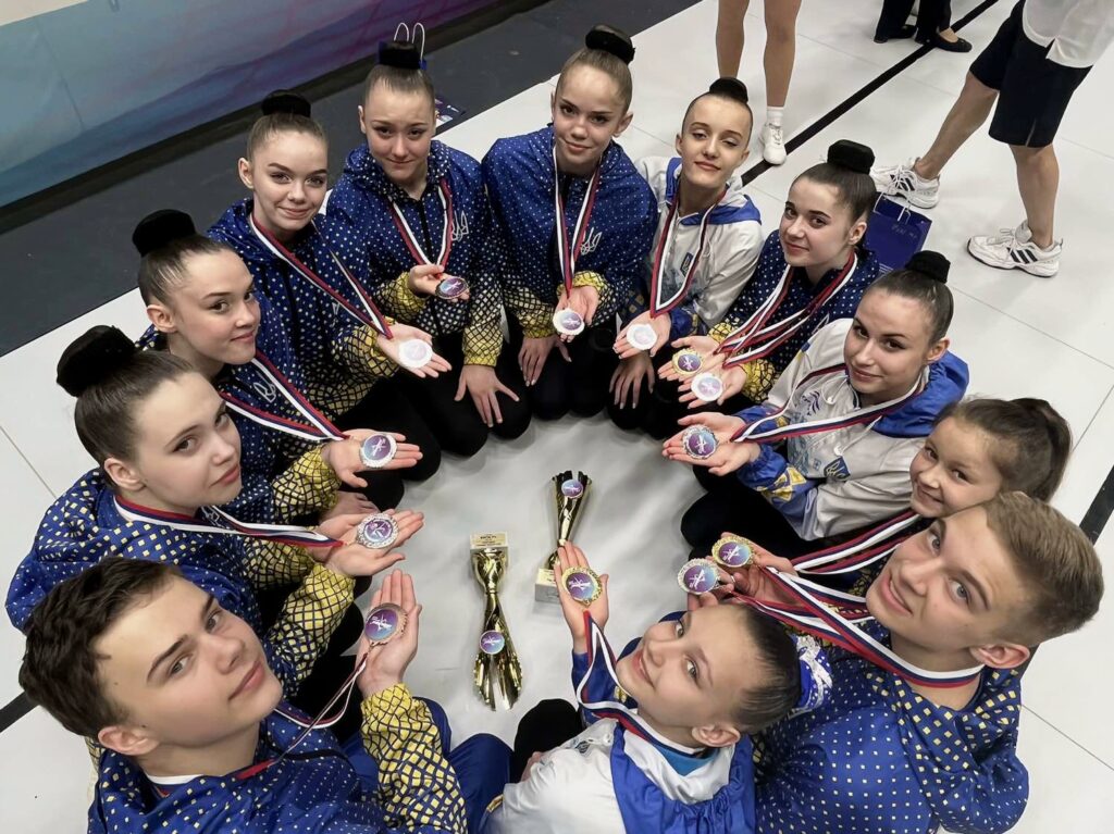 Спортсмени з Мирноградської громади здобули перемоги на міжнародних змаганнях з аеробіки (ФОТО)