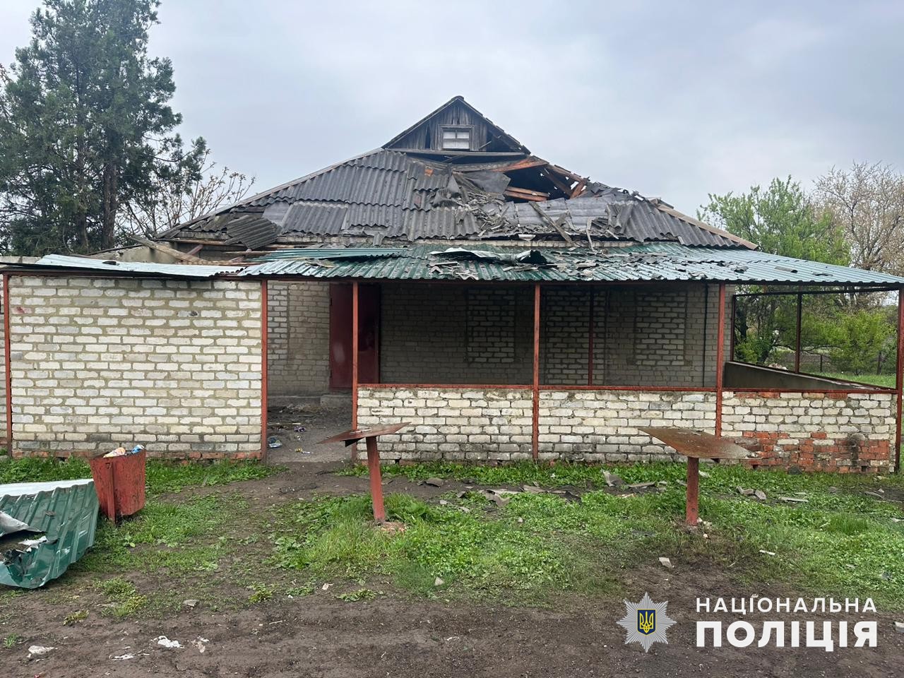 В Донецкой области дом пострадал от обстрела
