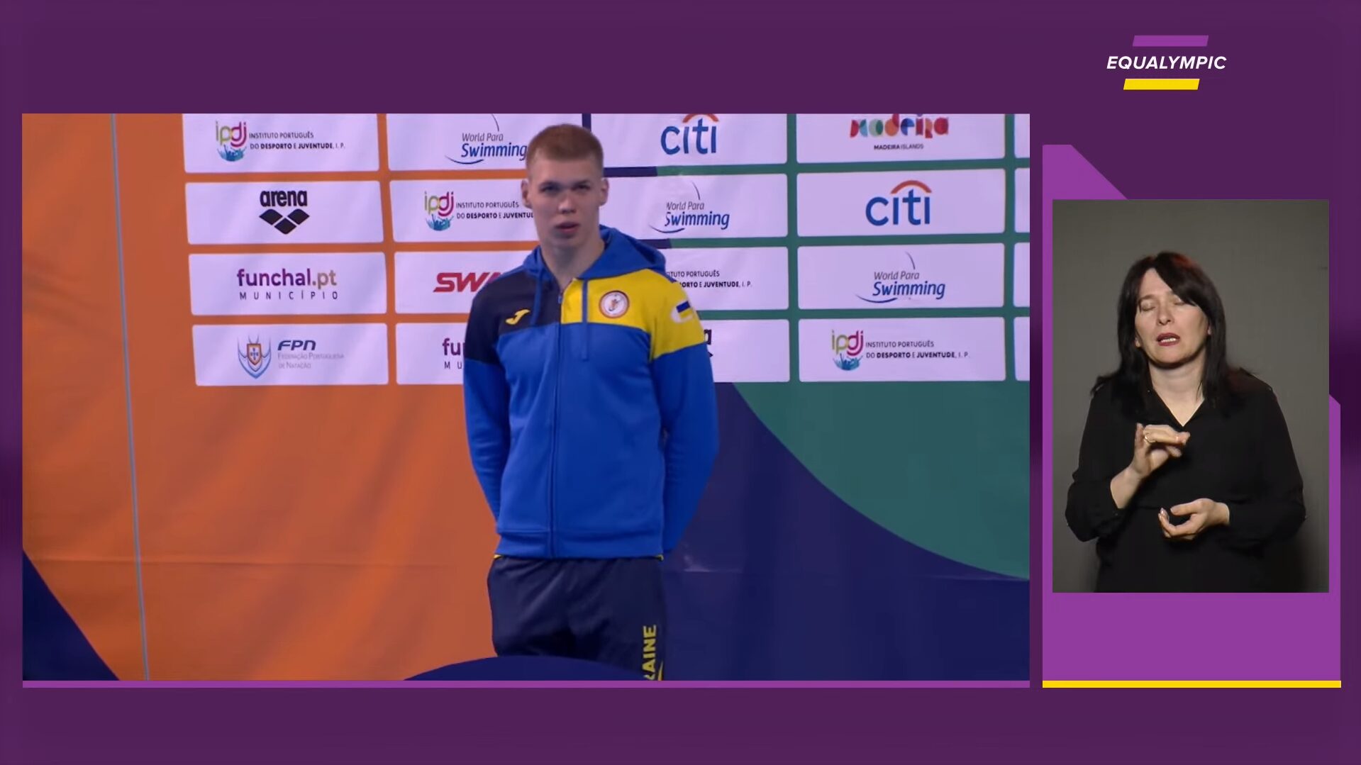 Андрій Трусов на чемпіонаті Європи-2024 з параплавання. Фото: Equalympic