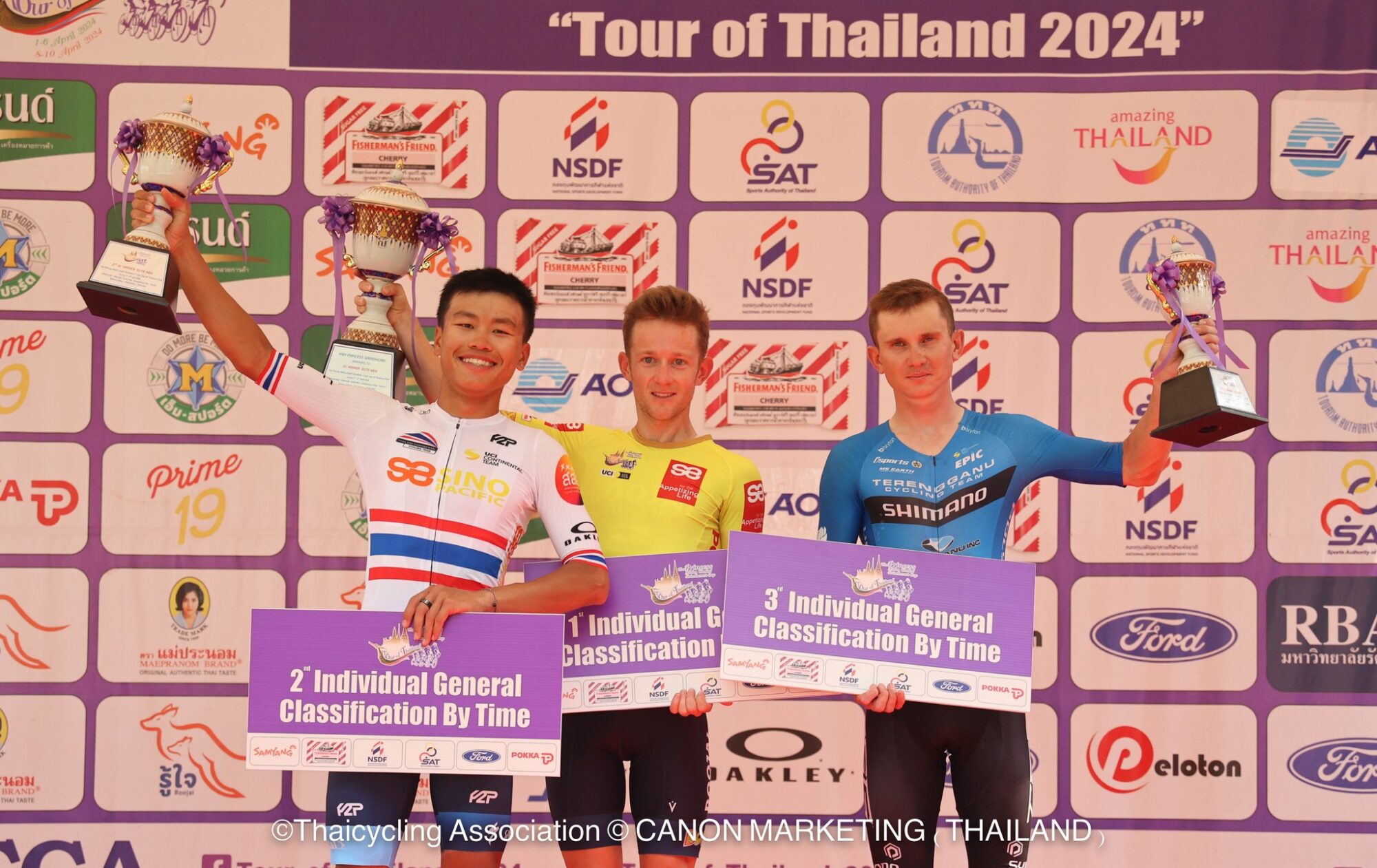 Велосипедист Анатолій Будяк виборов "бронзу" на змаганнях у Таїланді. Фото: Thaicycling Association
