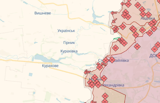 Російські війська обстріляли Красногорівку, Максимільянівку та Українськ 22 квітня, є загибла людина