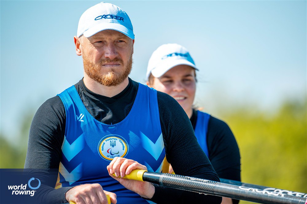 Ярослав Коюда на международных соревнованиях в Венгрии. Фото: World Rowing