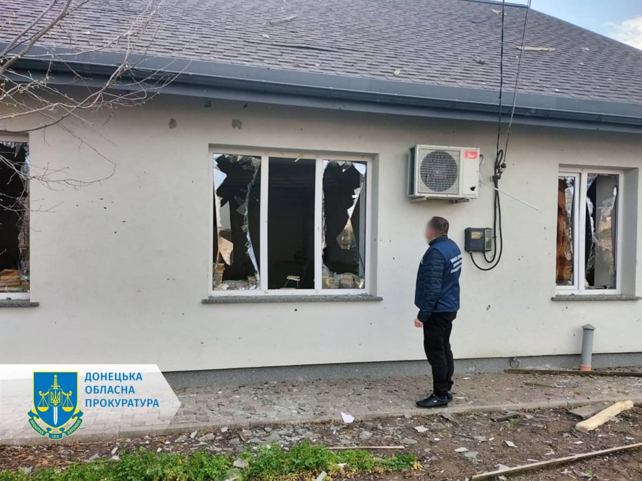 Последствия обстрела Покровска 5 апреля