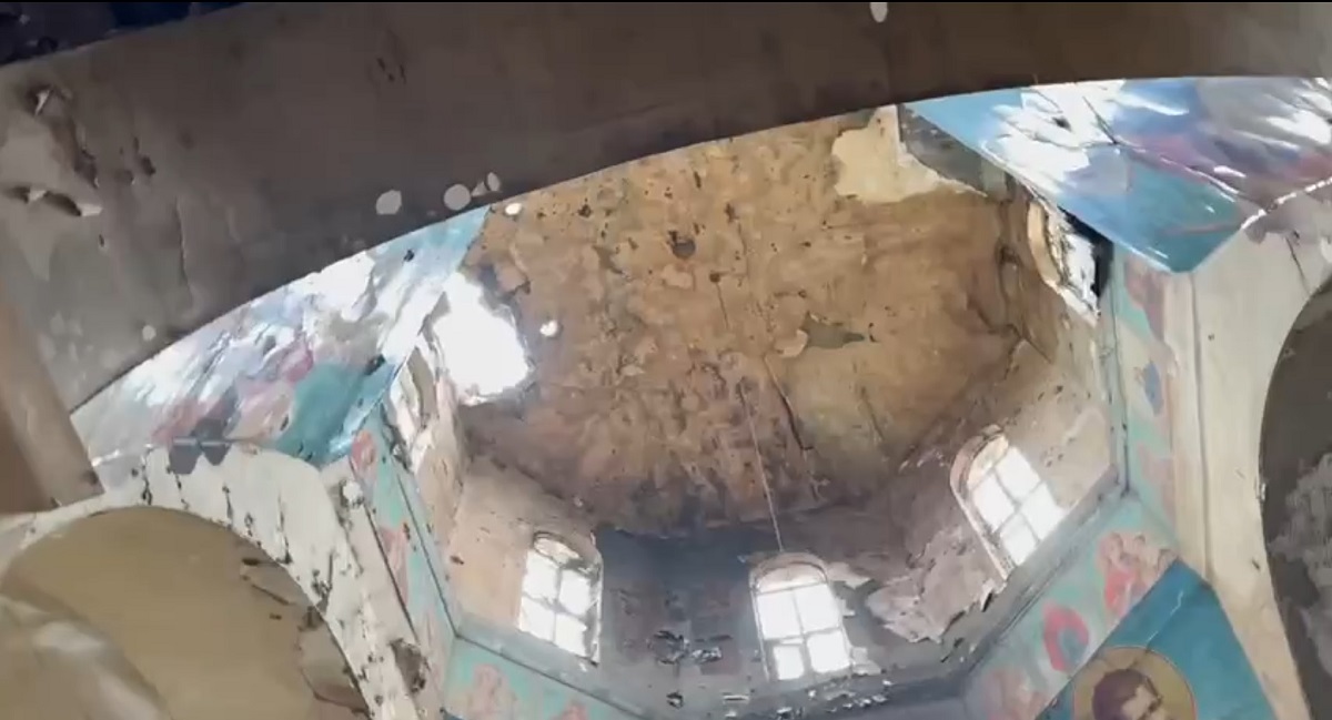 Храм Усіх Святих у Бахмуті нібито після пожежі