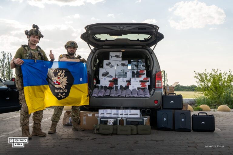 Благодійники передали військовим Донеччини обладнання на понад 28 мільйонів гривень