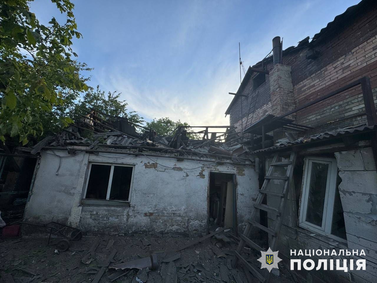 руины сооружения в Донецкой области