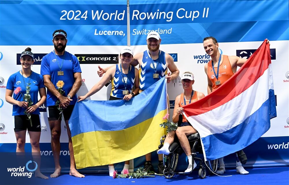 Змагання з пара веслування у Швейцарії. Фото: World Rowing