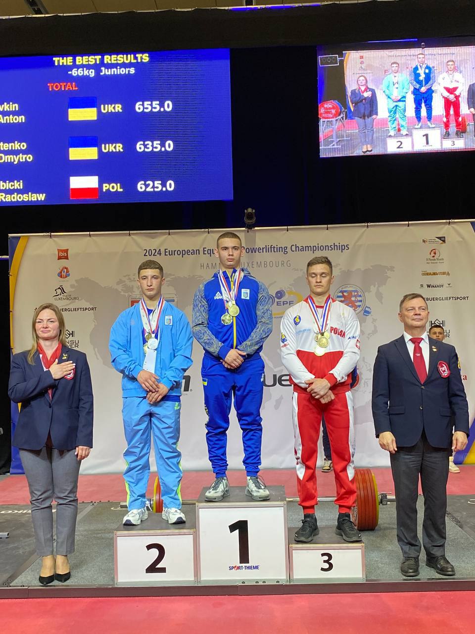 Спортсмены из Мирнограда завоевали "золото" на чемпионате Европы. Фото: Мирноградская МВА